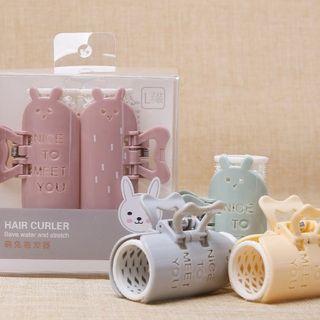 Set Of 2: Hair Roller 2 Pcs - Random Colors - One Size