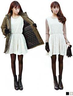A-line Lace Dress