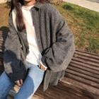 Pinstriped Button Jacket