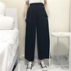 Elastic Waist Wide-leg Pants