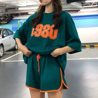 Set: Numbering Short-sleeve T-shirt + Shorts