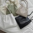 Faux Leather Tote Bag / Clutch / Set