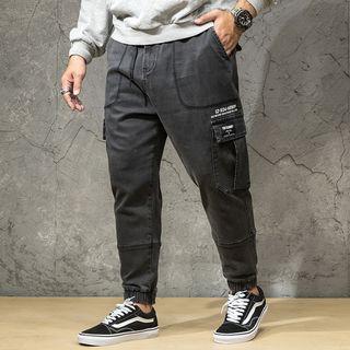 Plus Size Cargo Jogger Jeans