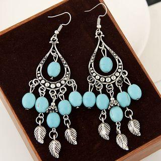 Jeweled Earring As Shown In Figure - One Size