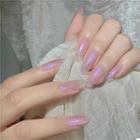 Pointed Faux Nail Tips 329 - Purple - One Size