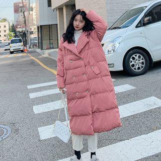 Double-breasted Padded Zip Jacket