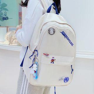 Lettering Lightweight Backpack Off-white - One Size