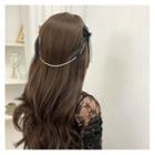 Strap Bow Double Ponytail Hair Clip As Shown In Figure - As Shown In Figure