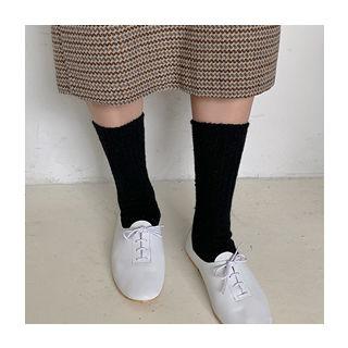 Lace-up Flat-heel Shoes