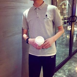Embroidered Short-sleeve Polo Shirt