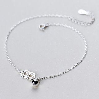 925 Sterling Silver Coin Anklet
