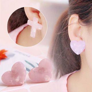 Heart / Cross Earring