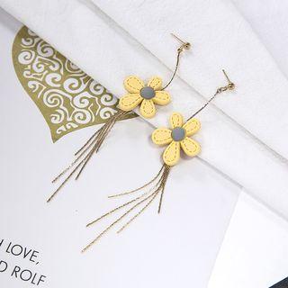 Floral Fringed Earring