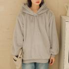 Furry Hoodie Gray - One Size