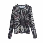 Long-sleeve Dyed Top
