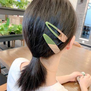 Wooden Hair Clip Set