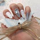 Wing Nail Art Decoration White - One Size