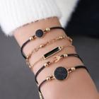 Set Of 5: Bracelet 01 - 11068 - Gold - One Size