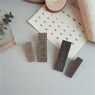 Rhinestone Alloy Bar Hair Clip