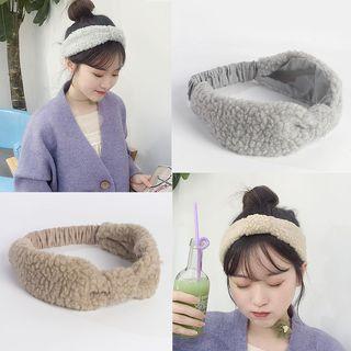 Furry Bow Headband