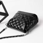 Quilted Faux-leather Chain-strap Shoulder Bag