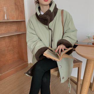 Reversible Zip-up Jacket Green - One Size