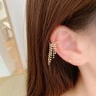 Sterling Silver Fringed Ear Cuff 1 Pc - Sterling Silver Fringed Ear Cuff - Gold - One Size