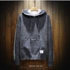 Long-sleeve Knit Hoodie