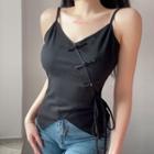 Frog-button Camisole Top
