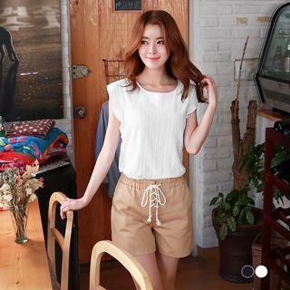 Ribbon-back Top