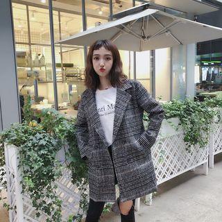 Double Breasted Blazer As Shown In Figure - One Size