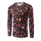Coffee Bean Print Long Sleeve T-shirt