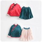 Set: Padded Jacket + Pleated Skirt
