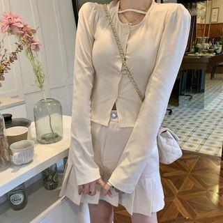 Shirt Jacket / Long-sleeve T-shirt / A-line Skirt