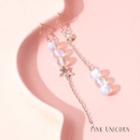 Non-matching Bead And Star Drop Earring