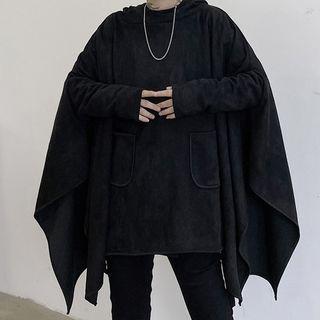 Loose-fit Hoodie Black - One Size