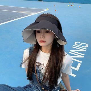 Ruffle Wide Trim Visor