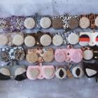 Rhinestone Faux Leather Sunglasses Case