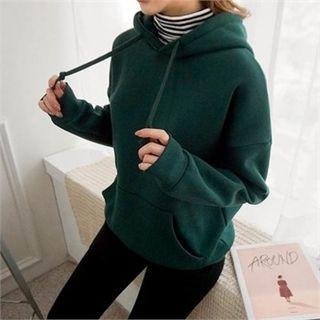 Stripe Turtle-neck Layered Sweatshirt