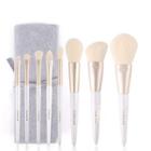 Set Of 8: Makeup Brush (various Designs) + Case Set Of 8 - As Shown In Figure - One Size
