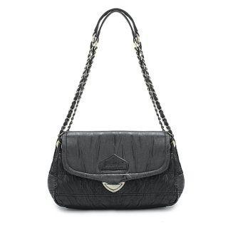 Chain-strap Shoulder Bag Black - One Size