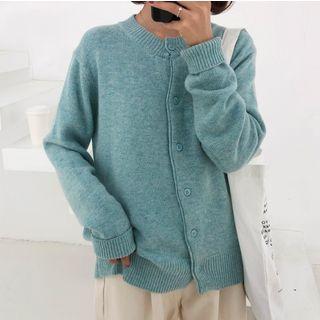 Round-neck Knit Cardigan