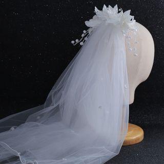 Wedding Veil Milky White - One Size