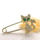 Kitty Brooch  Gold - One Size