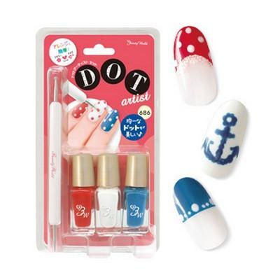 Lucky Trendy - Dot Nail Artist Set (dnd686) 1 Set