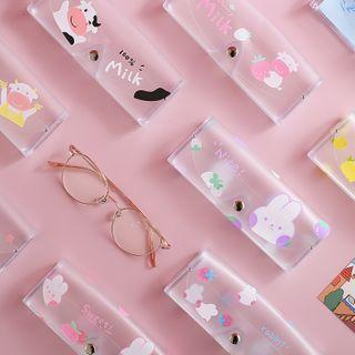 Cartoon Print Pvc Eyeglasses Case
