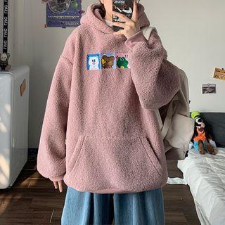 Printed Fleece Hoodie