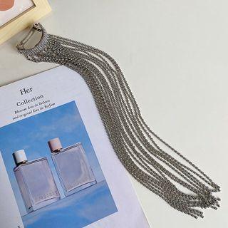 Rhinestone Fringed Hair Clip / Headband