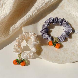 Orange Pendant Scrunchie