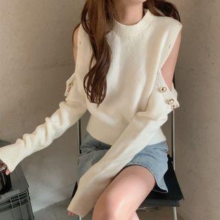 Long Sleeve Off Shoulder Sweater